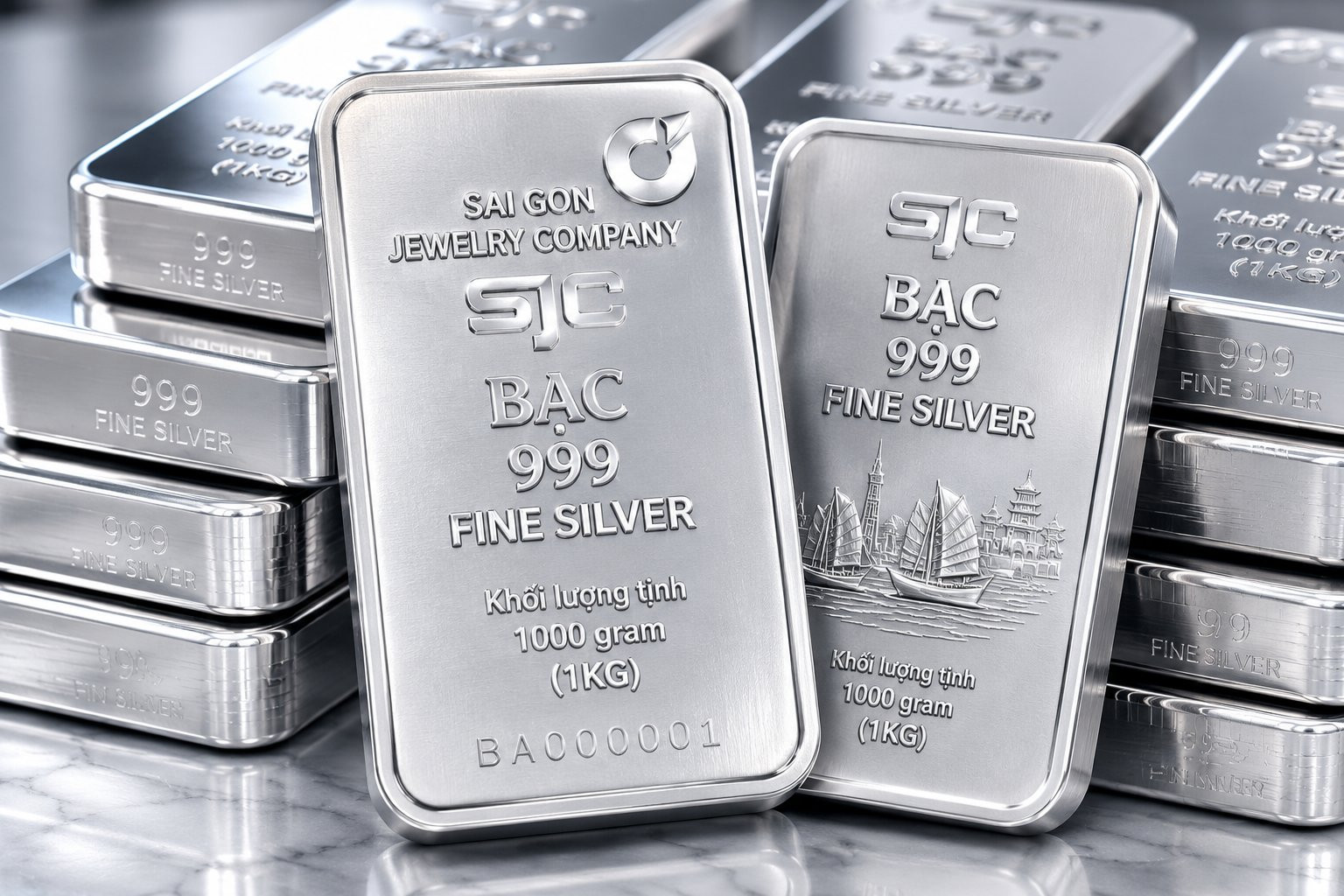 Thị trường giá bạc thế giới và trong nước phục hồi trong phiên giao dịch ngày 4/9/2026