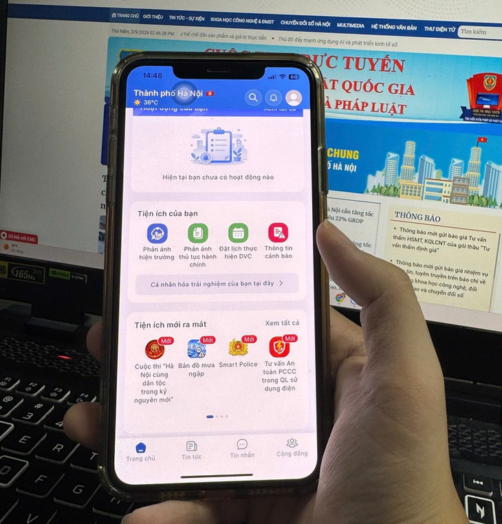Hà Nội ra mắt ứng dụng bản đồ mưa ngập - Ảnh 1.