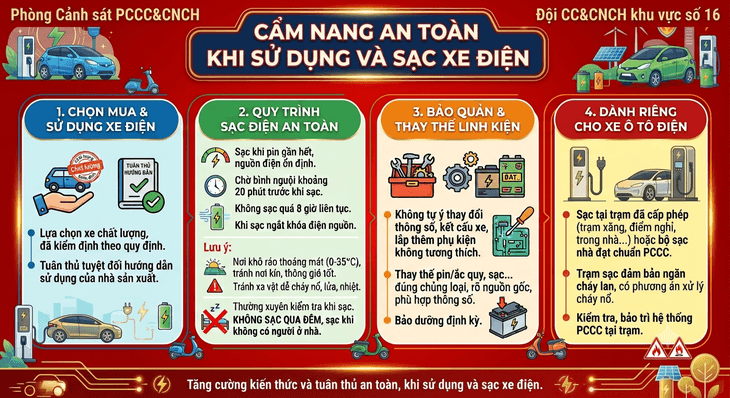 Những thói quen khi sạc xe điện có thể gây cháy, nổ, người dân cần tránh - Ảnh 1.