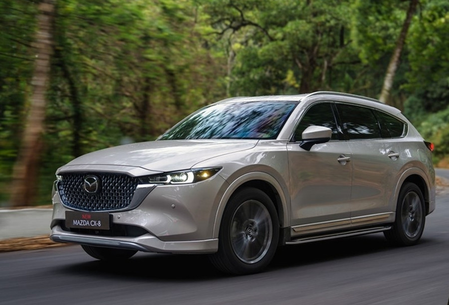 Mazda CX-8 sở hữu thiết kế sang trọng. (Ảnh: Mazda Việt Nam)