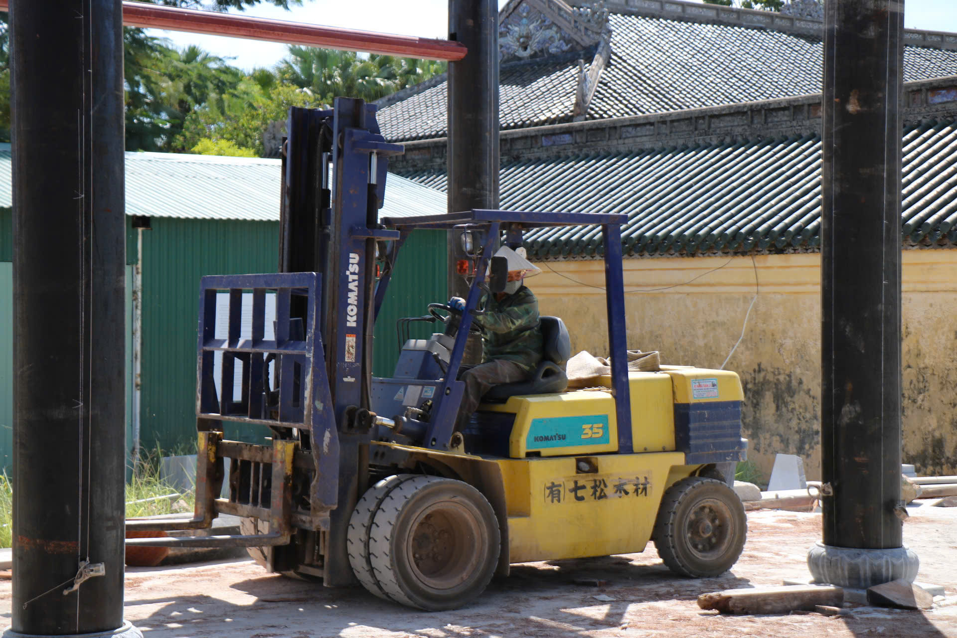 Cận cảnh phục hồi điện Cần Chánh trong Hoàng cung Huế- Ảnh 5.