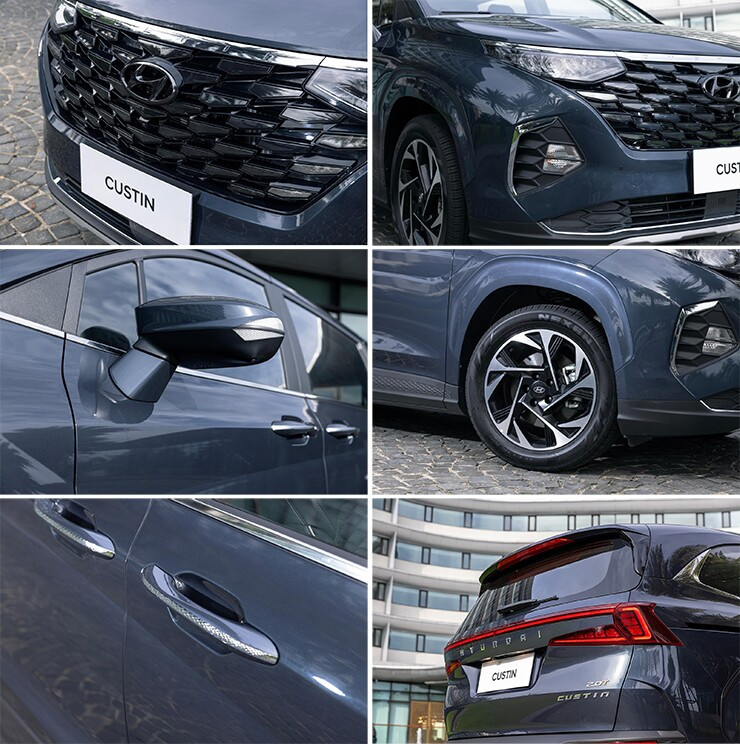 Thân xe và cửa trượt điện của Hyundai Custin