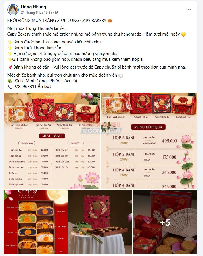 Quy trình sản xuất bánh trung thu thủ công