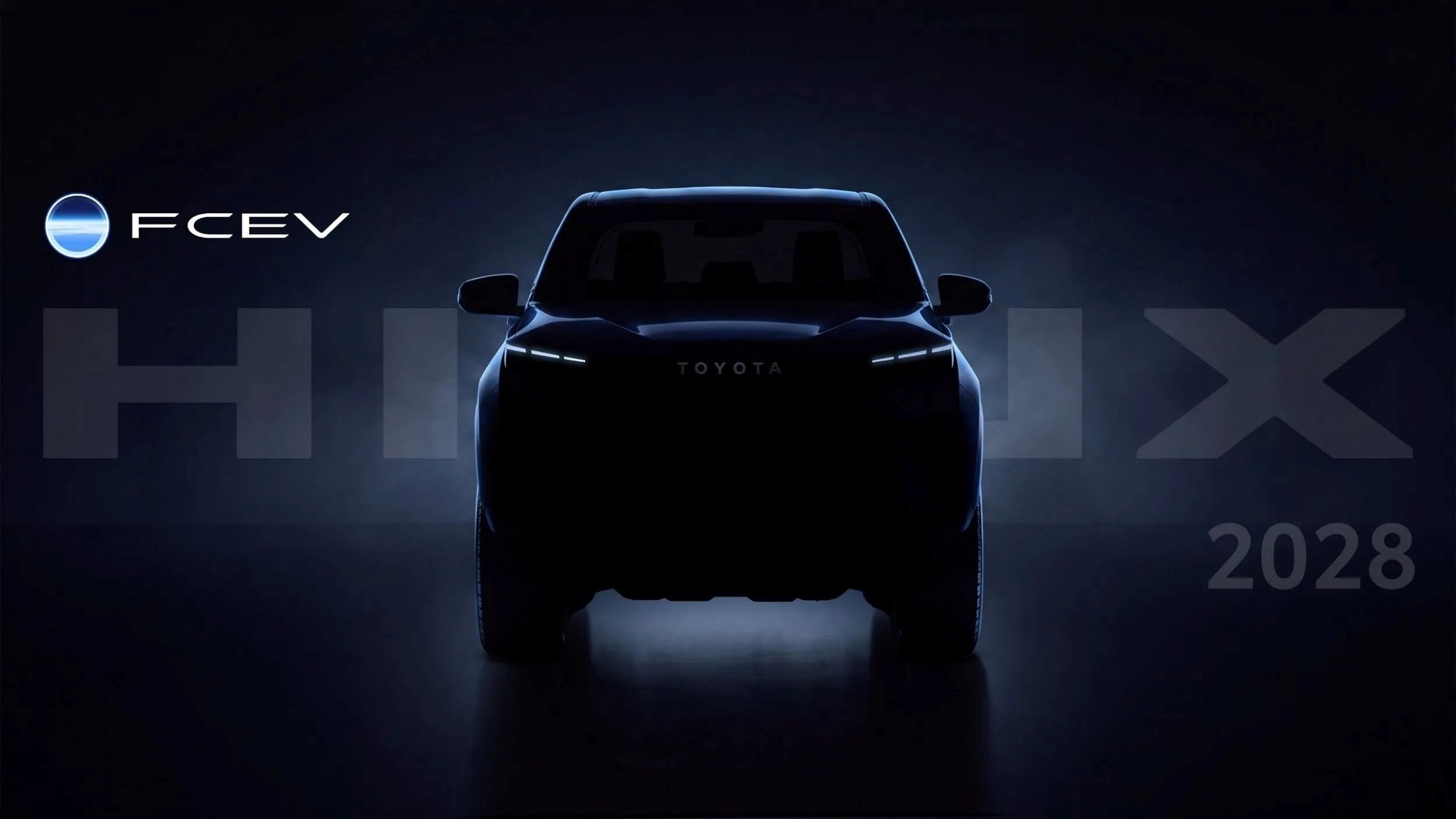 Hình ảnh hé lộ đầu tiên của mẫu bán tải Toyota Hilux FCEV vận hành bằng hydro.