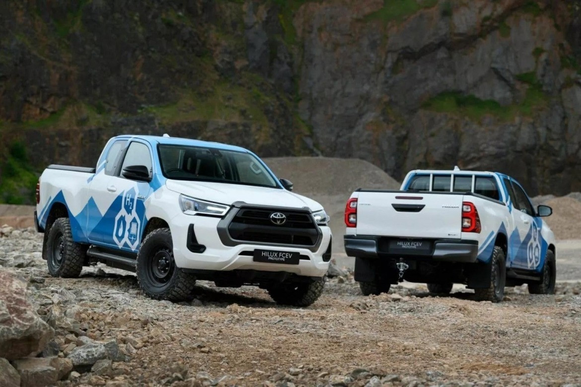 Toyota Hilux FCEV chạy Hydro sẽ sản xuất từ năm 2028, tầm hoạt động hơn 400 km - 2