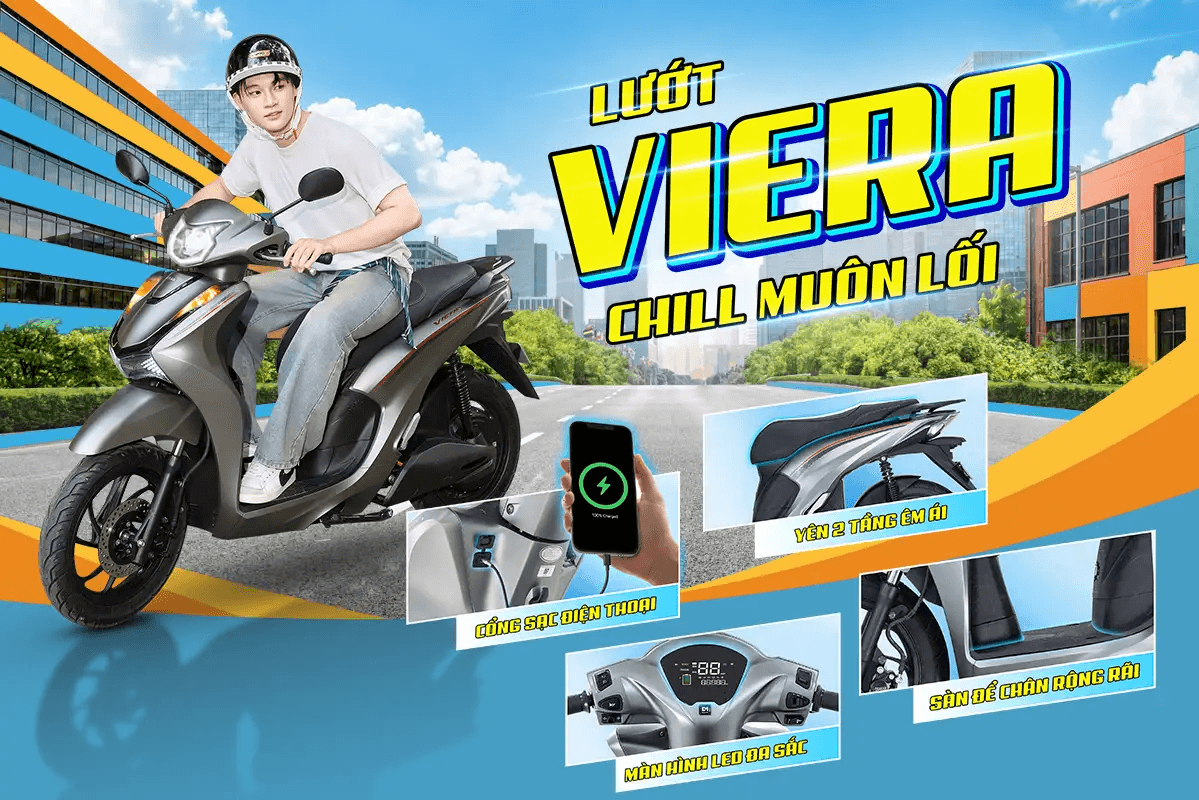 OSAKAR Viera có mức giá 23 triệu đồng, tối ưu chi phí vận hành.