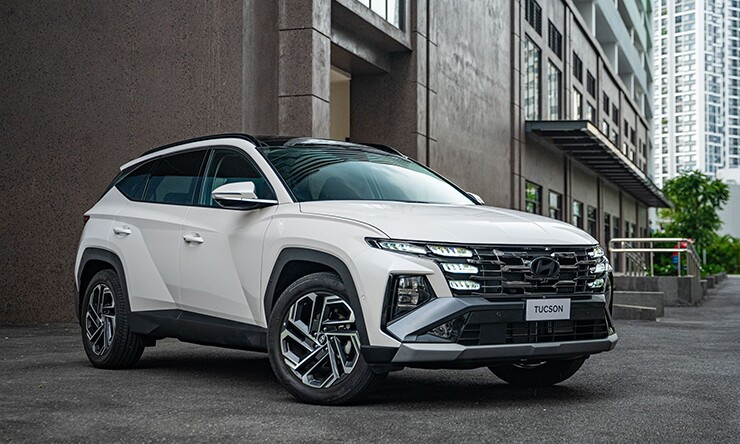 Hyundai Tucson sở hữu diện mạo hiện đại và cơ bắp