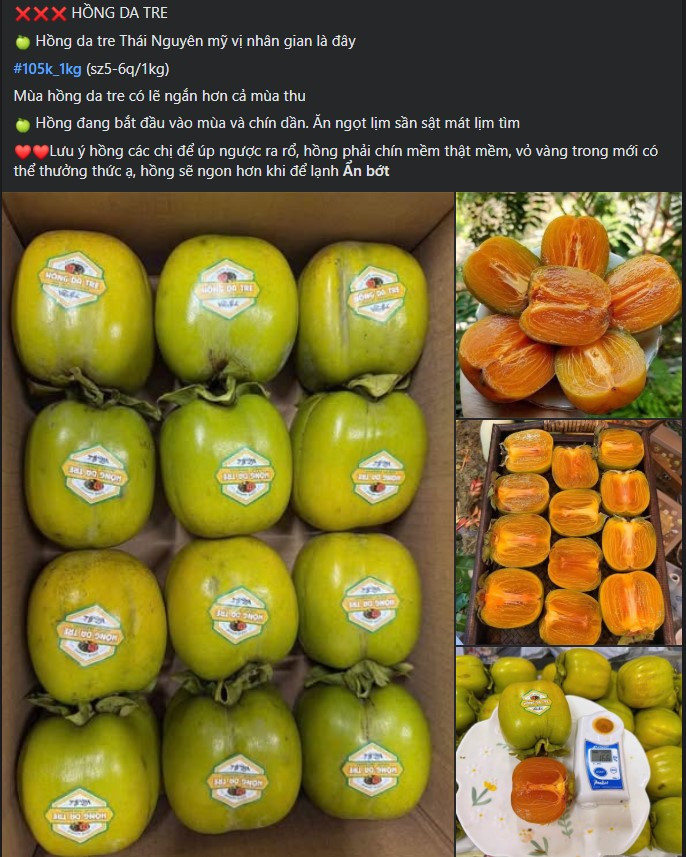 Hồng da tre có gì đặc biệt mà giá gần 200.000 đồng/kg vẫn được chị em thi nhau ‘săn đón’? - Ảnh 3.