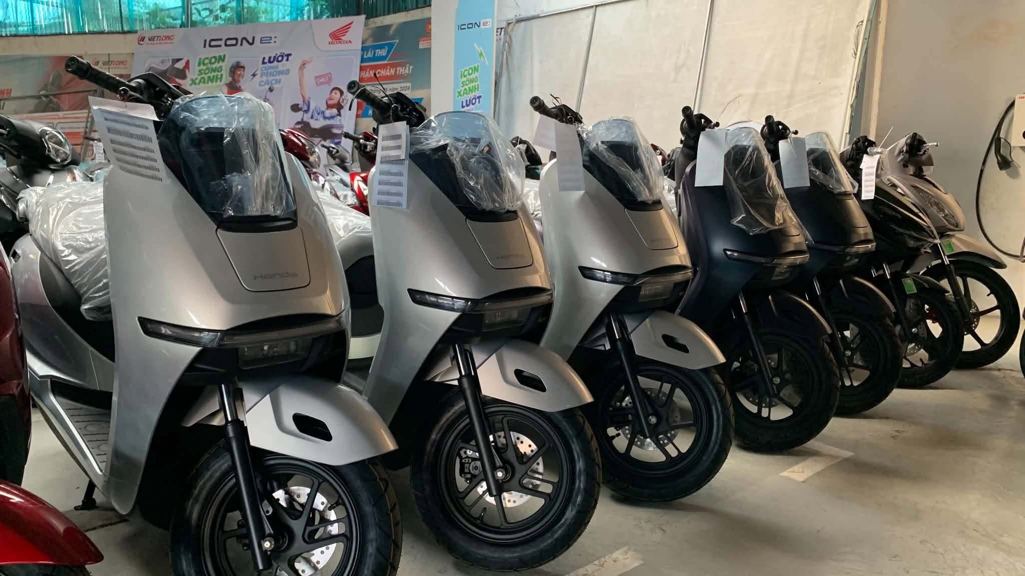 Lô xe Honda UC3 lắp ráp trong nước. (Ảnh: NVCC)