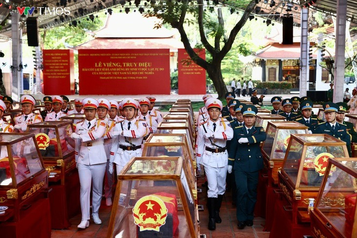 Ngày 14-15/10, truyền hình trực tiếp lễ truy điệu, an táng hài cốt liệt sĩ- Ảnh 1.
