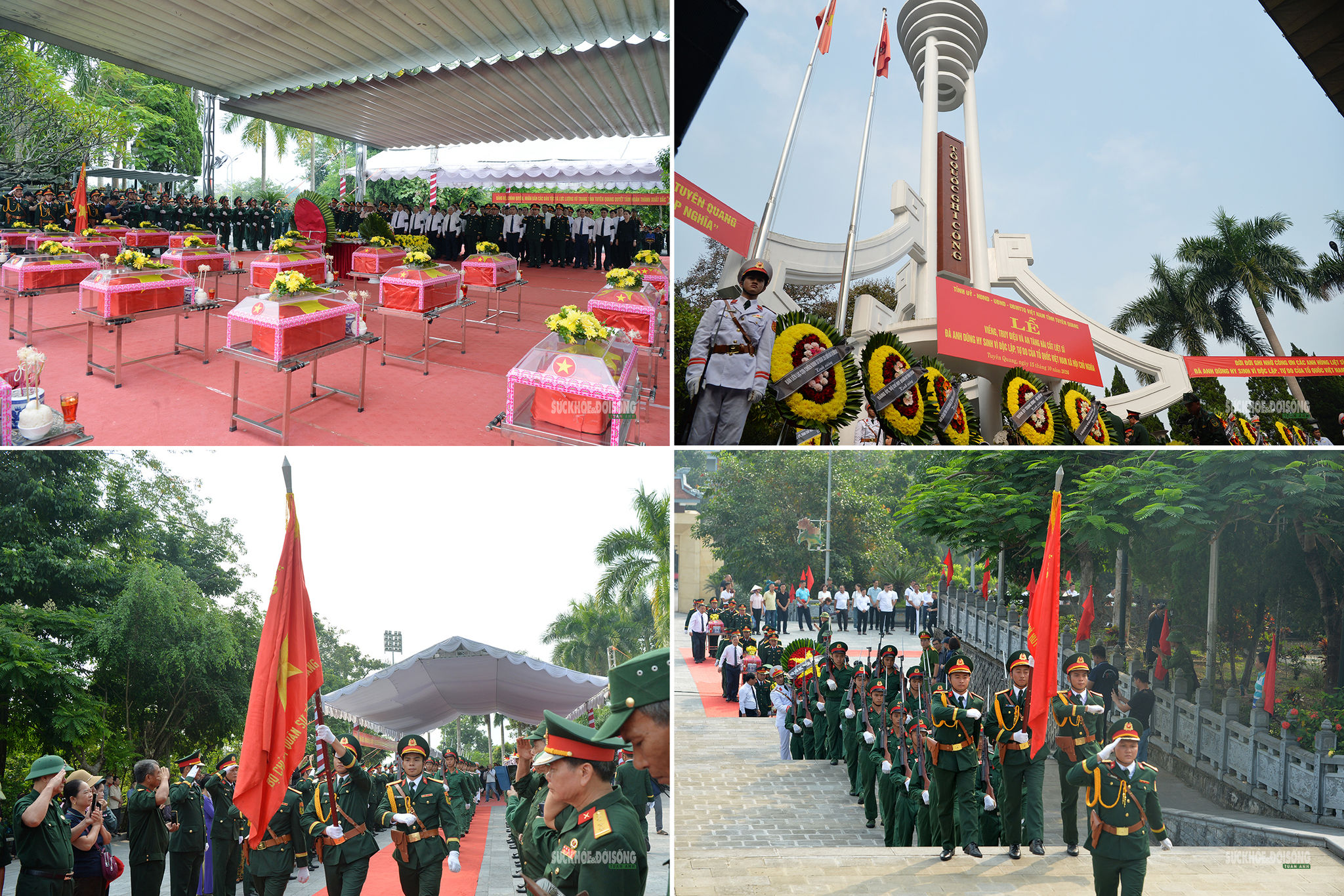 Trang nghiêm lễ truy điệu, an táng 93 hài cốt liệt sĩ tại Vị Xuyên - Ảnh 3.