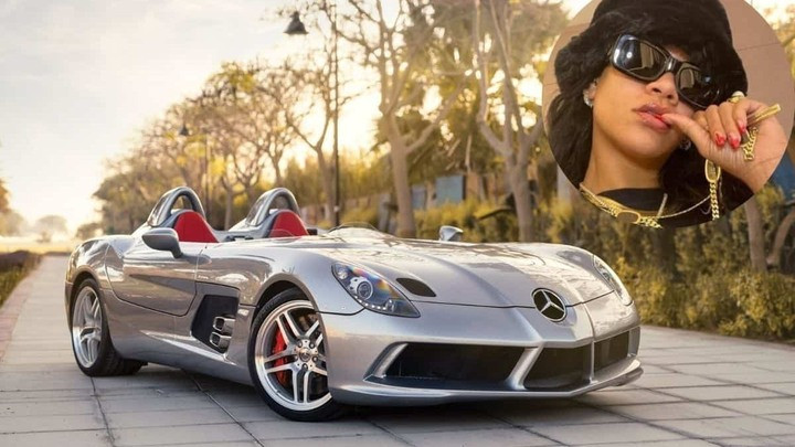Mercedes-Benz SLR McLaren Stirling Moss Edition nằm trong bộ sưu tập của Rihanna.