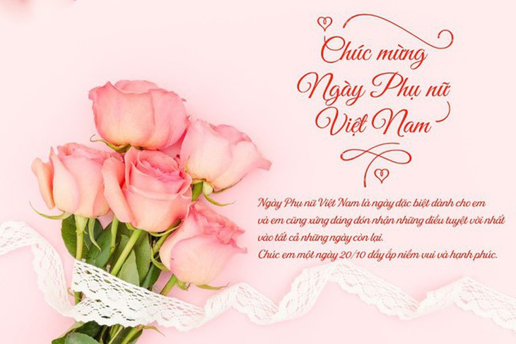 Những mẫu thiệp chúc mừng ngày Phụ nữ Việt Nam 20/10 đẹp nhất 2026 - Ảnh 12.