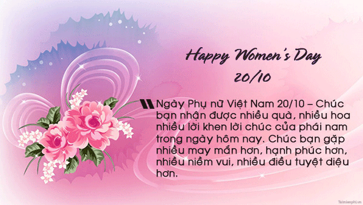 Những mẫu thiệp chúc mừng ngày Phụ nữ Việt Nam 20/10 đẹp nhất 2026 - Ảnh 9.