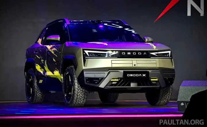 Omoda X là mẫu xe off-road đầu tiên của thương hiệu này. (Ảnh: paultan.org)