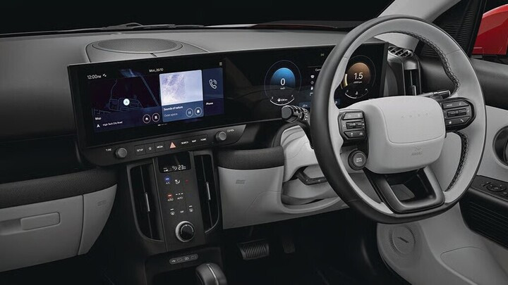 Không gian nội thất của Hyundai Bayon.