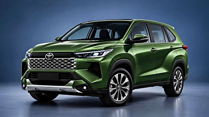Toyota Innova Cross mới sẽ có thiết kế ngoại thất lấy cảm hứng từ dòng bán tải Hilux. (Ảnh: Cartoq)