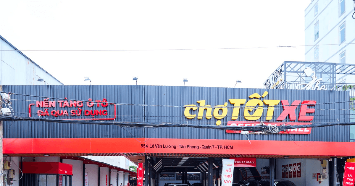 Chợ Tốt Xe Official Mall tăng 10 lần quy mô cửa hàng chỉ sau 6 tháng ra ...