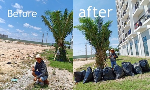 Dân mạng Việt hưởng ứng rần rần trào lưu "thách thức dọn rác"