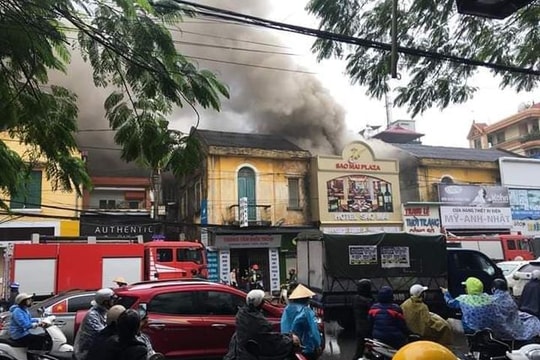 Hải Phòng: Cháy khách sạn, một người tử vong