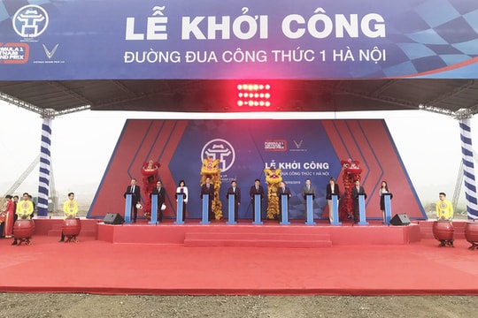 Đường đua Công thức 1 tại Hà Nội chính thức được khởi công