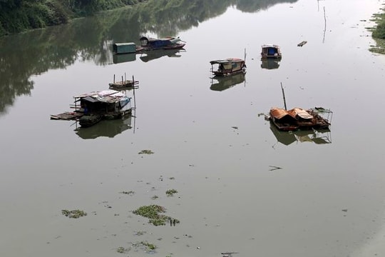 "Khúc sông thối" dưới cầu Long Biên ngày càng ô nhiễm nghiêm trọng