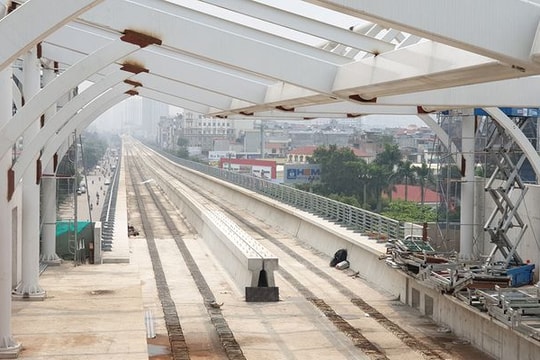 Ảnh: Cận cảnh tuyến đường sắt Nhổn - Ga Hà Nội dở dang sau 8 năm thi công
