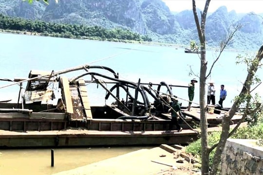 Phát hiện vật thể nghi là sọ người trên sông