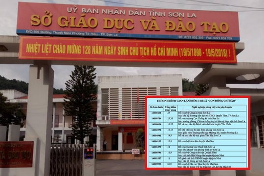 "Phù phép" nâng điểm ở Sơn La: Phụ huynh giữ nhiều chức vụ quan trọng của tỉnh