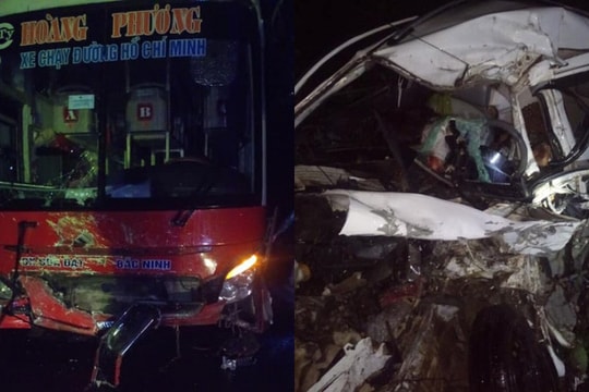 Tai nạn nghiêm trọng ở Hòa Bình, cưa ô tô đưa hai thi thể ra ngoài