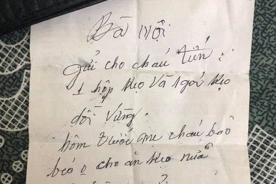 Câu chuyện về món quà và lời nhắn của bà gửi đứa cháu đang đi làm xa gây xúc động