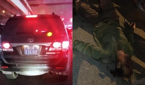 Đình chỉ công tác tài xế xe biển xanh gây tai nạn rồi bỏ chạy ở Hà Nội