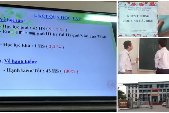 Giáo dục tuần qua: Học sinh nhận phần thưởng “rỗng ruột”, 42/43 em một lớp được giấy khen giỏi