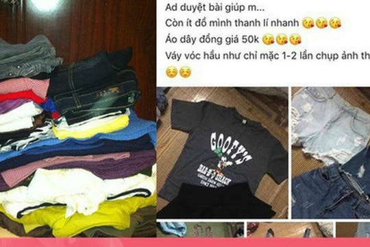 Hai cô gái xinh mang quần áo từ thiện đi thanh lý khiến dân mạng phẫn nộ