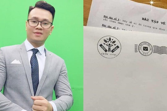 “Bài tập về nhà” không đụng hàng của thầy giáo trẻ gây bão dư luận