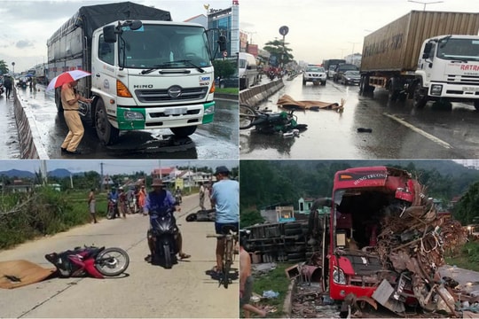 Tin tức TNGT ngày 17/6: Chạy xe lấn vào làn ô tô, 2 thanh niên bị tông tử vong