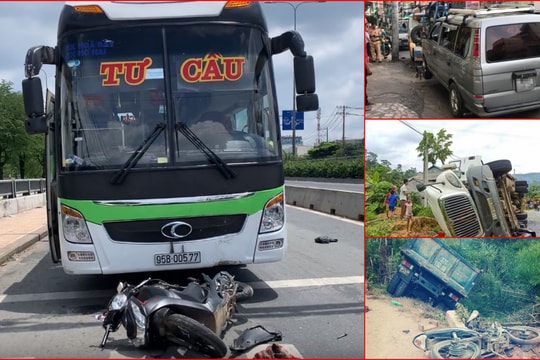 Tin tức TNGT ngày 24/6: Đi cấy thuê, 3 phụ nữ thương vong khi đâm phải xe tải