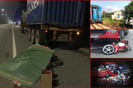 Tin tức TNGT ngày 17/7: Điều khiển xe đạp điện băng qua đường sắt, 2 nữ sinh bị tàu tông tử vong