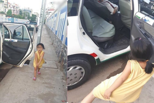 Mẩu chuyện ngắn về bé gái cùng người tài xế taxi khiến người đi đường sững lại