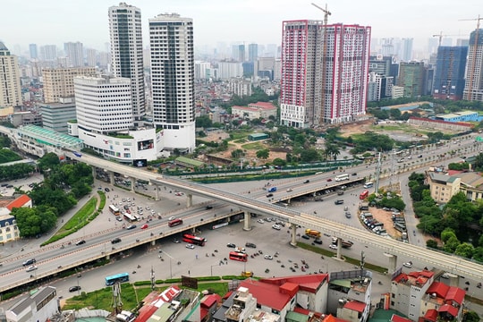 Ảnh: Ngắm tuyến metro 33.000 tỷ khi hoàn thành gần 99% hạng mục từ trên cao