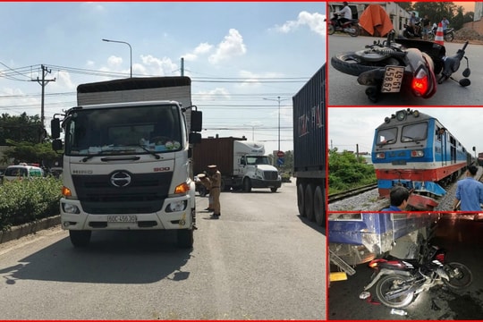 Tin tức TNGT 19/8: Băng qua ngã tư, người đàn ông đi xe máy bị xe tải tông tử vong