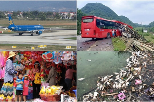 Ảnh tuần qua: Nguy cơ đóng cửa đường băng sân bay Nội Bài vì xuống cấp nghiêm trọng