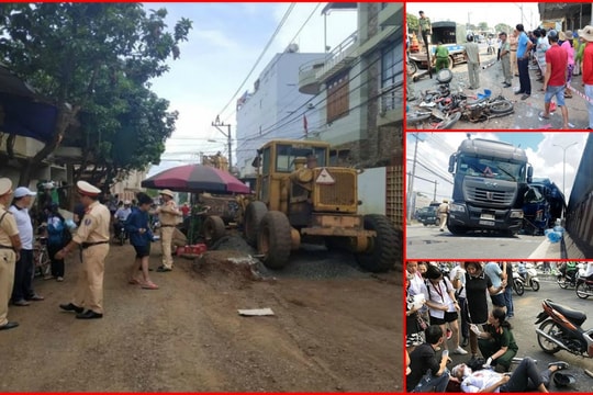 Tin tức TNGT ngày 28/8: Trung tá công an bị xe ủi cán tử vong