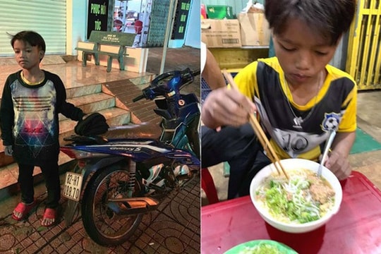 Bé trai 13 tuổi lấy xe máy của bố chạy gần 300 km từ Kon Tum đến Đắk Lắk