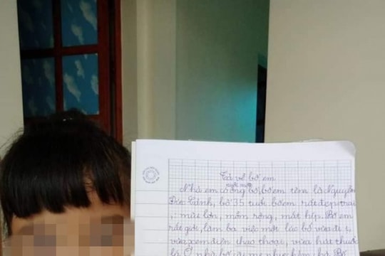 Bài văn tả bố của cô bé tiểu học gây chú ý mạng xã hội