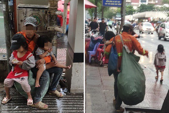 Hành động của 3 bố con lượm ve chai khiến 1 người ngoại quốc cảm phục