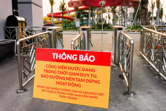 Công viên Thanh Hà đóng cửa sau vụ bé trai 6 tuổi đuối nước thương tâm