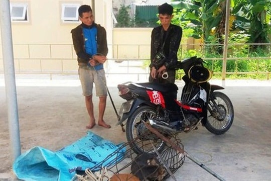 Bị vây bắt, 2 "cẩu tặc" dùng kiếm chống trả công an