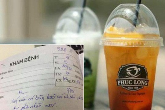 Uống trà chứa băng keo y tế dính máu có thể lây nhiễm HIV?