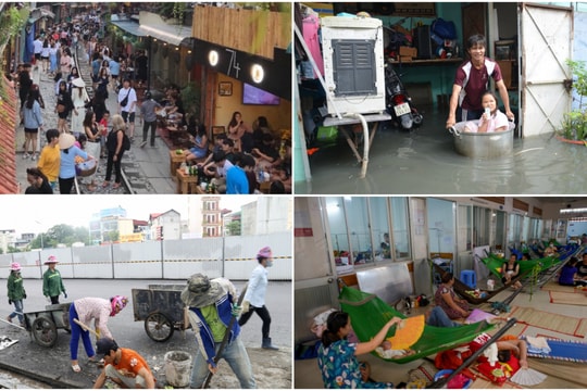 Ảnh: Bất chấp nguy hiểm, du khách vẫn ùn ùn kéo về "Phố cà phê đường tàu"